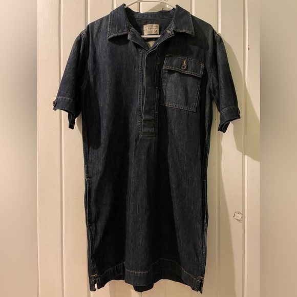 POLO Ralph Lauren denim shirt dress w/pockets-medium - Picture 1 of 11